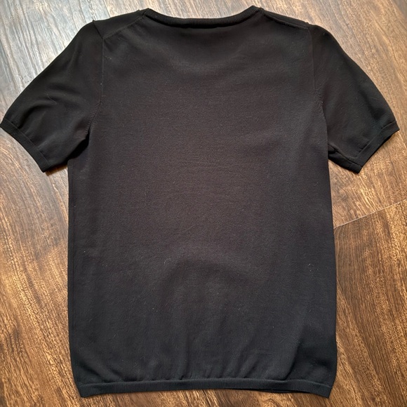 Ann Taylor Classic Black Tee - Picture 4 of 5